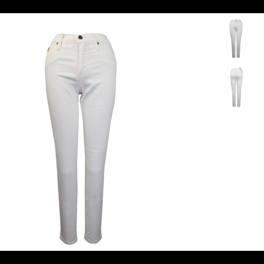 Second Denim Yoga Jeans Beige high rise an…